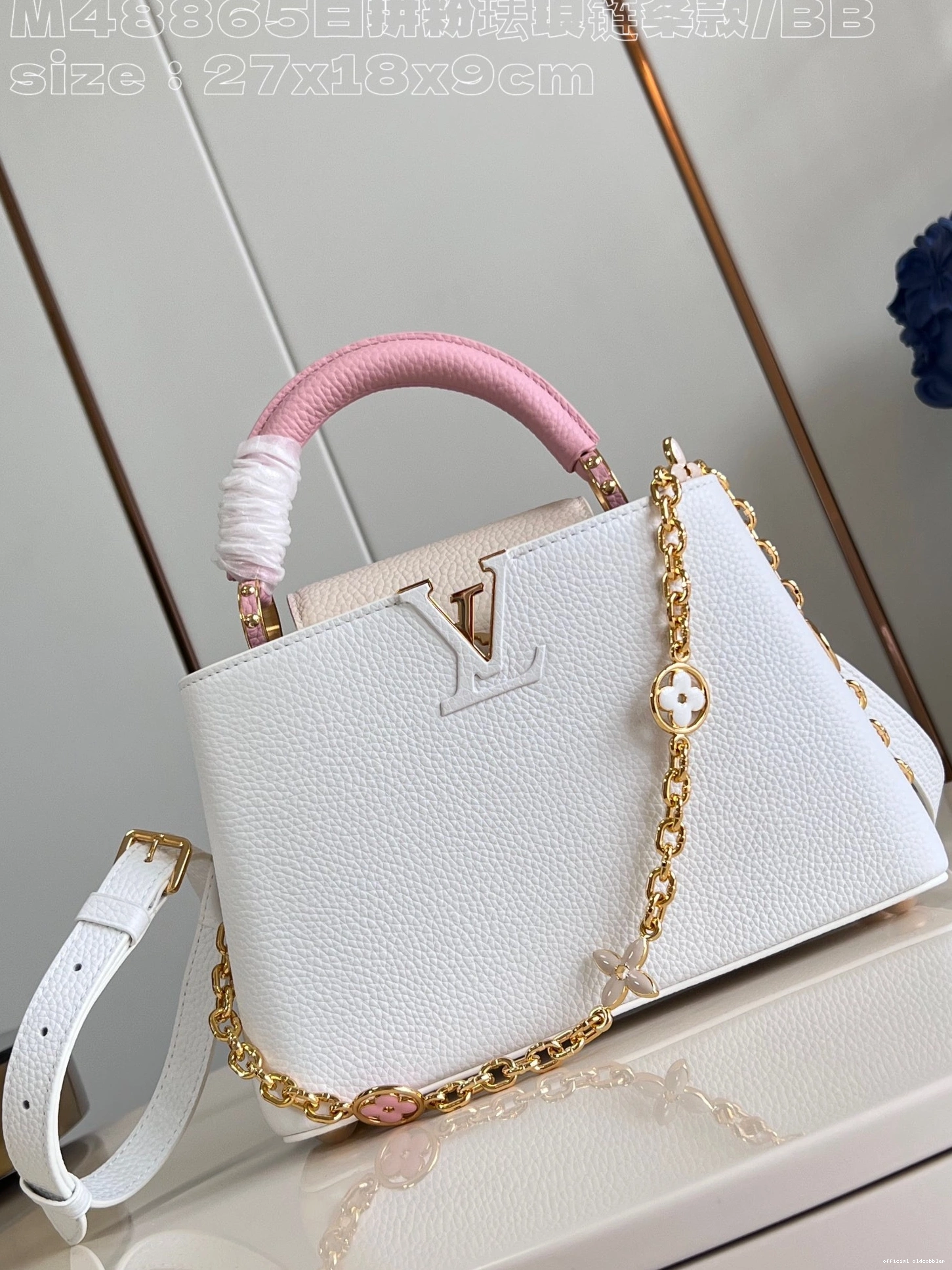Official oldcobbler CAPUCINES BB-27*18*9CM LOUIS VUITTON 0806